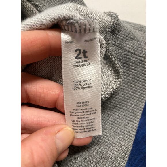 Carter’s “Way Too Fast” Boys Pullover Hoodie, Size 2T - Picture 5 of 5